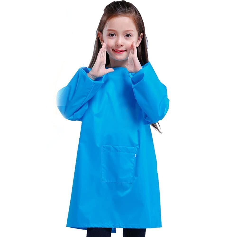 Waterproof Kids Art Apron Long Sleeve Painting Smock